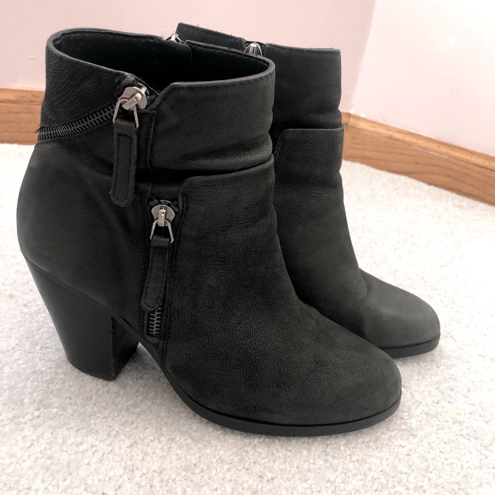 Vince Camuto Black Heeled Booties